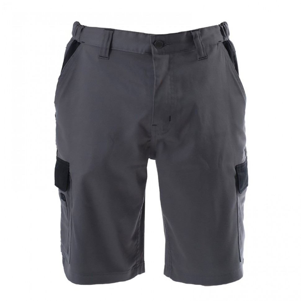 Pantalon corto de trabajo stretch gris/negro Torrox