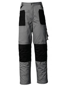 Pantalon stretch gris/negro