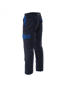 Pantalon de trabajo stretch multibolsillos azul Venlo